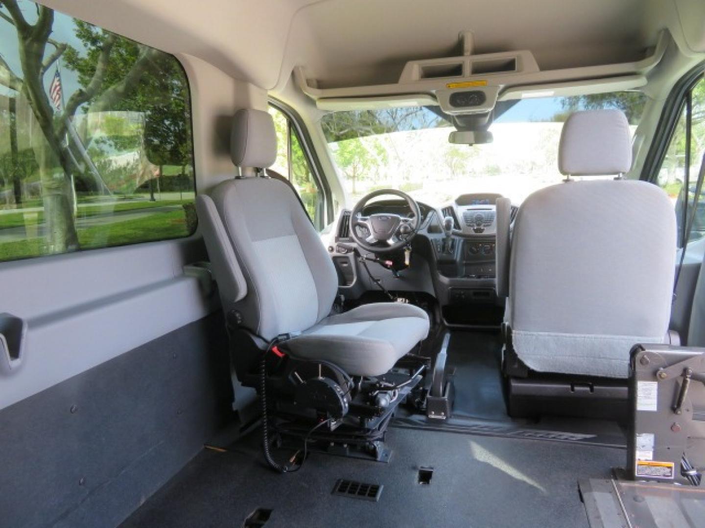 2015 Silver /Gray Ford Transit (1FBZX2CG0FK) , located at 4301 Oak Circle #19, Boca Raton, FL, 33431, (954) 561-2499, 26.388861, -80.084038 - Photo#49